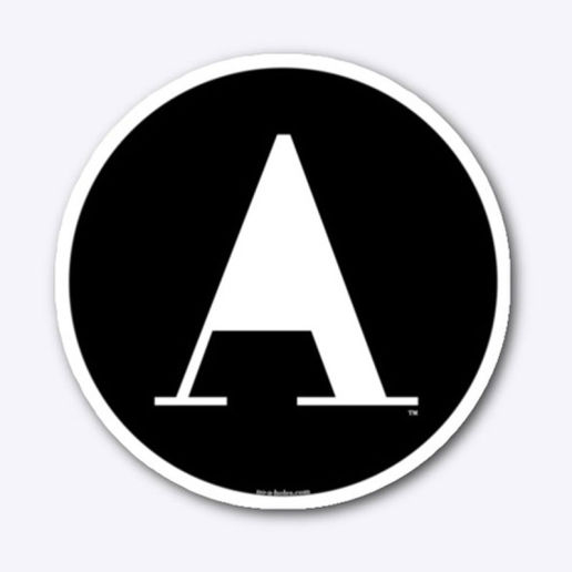 Peace symbol sticker from No A-Holes.